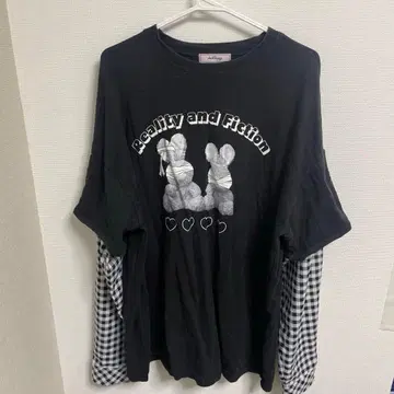 Ank Rouge 병아우사 레이어드 스타일 롱 T