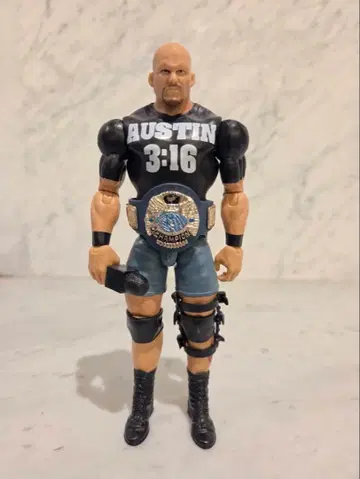 WWE 스톤콜드 스티브 오스틴 프로레슬링 피규어