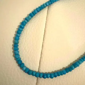 애리조나산 터콰이즈 비즈 목걸이