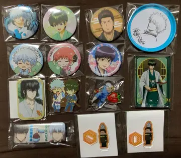 은혼 사카타 긴토키 히지카타 토시로 외 캔뱃지 키링 코스터 외 14점