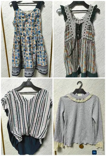 axes femme 상의 원피스 4점 세트 엑시즈팜