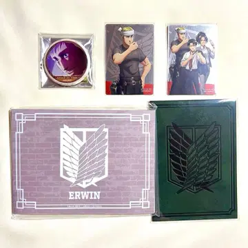 진격의 거인 나고야 FESTA 최애 캐릭터 캔뱃지 스키야 노트 엘빈