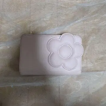 MARY QUANT 빅 데이지 패치 L 지갑 (핑크) 프로필 필수 확인