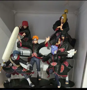 아카츠키 NARUTO 피규어 7점 묶음 판매 프라이스