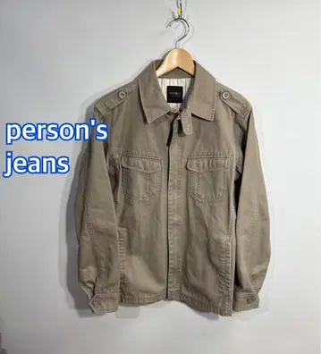 PERSON'S JEANS 밀리터리 자켓 카키:M