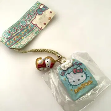 헬로키티 부적형 스트랩 레어 도쿄 한정판 개운 초복