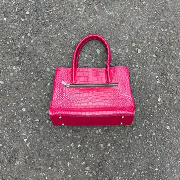 레이저 핸드백 y2k 그런지 아카이브 핑크