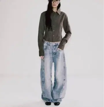 BADBLOOD Charlie Barrel jeans 데님