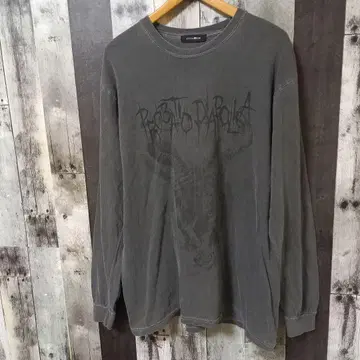 CIVARIZE 시버라이즈 긴팔 롱T 빈티지 가공