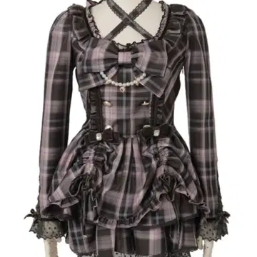 리즈리사 lizlisa 더블 드로스트 셋업 핑크