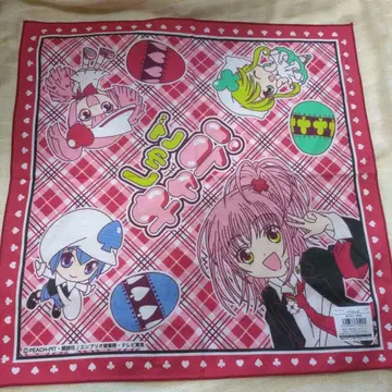 수호캐릭터 냅킨 A 손수건 헤이세이 PEACHPIT 히나모리 아무