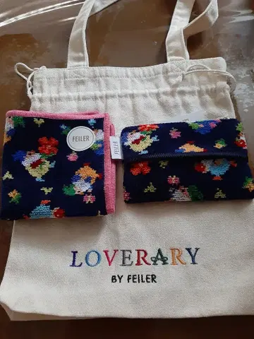 새상품 3점 FEILER 손수건&파우치&토트백 플레이풀픽시 요정