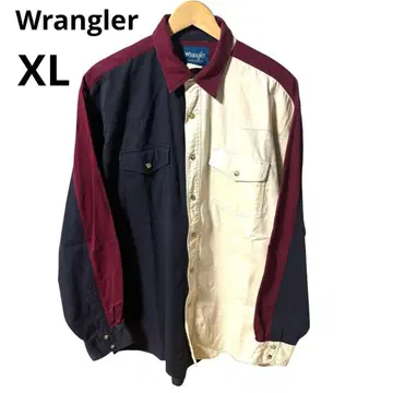 Wrangler 랭글러 긴팔 셔츠 빈티지 구제 의류 웨스턴 셔츠