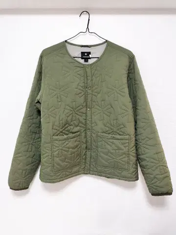 스노우피크 XL 퀼팅 자켓 올리브 그린