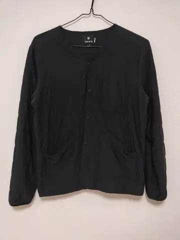 스노우피크 블랙 나일론 가디건 L 사이즈