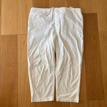 chimala 드로 스트링 이지 팬츠 코튼 헤링본