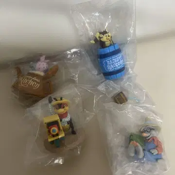 도쿄 디즈니랜드 크리터 컨트리 미니어처 4개 세트