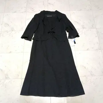 미사용 택 포함 TOKYO SOIR 블랙 포멀 원피스 11AR