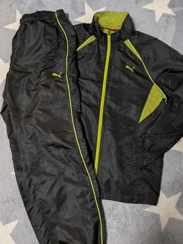 Puma 저리 세트 블랙/라임