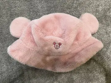 새상품급 ] 디즈니 미니 퍼 모자 핑크