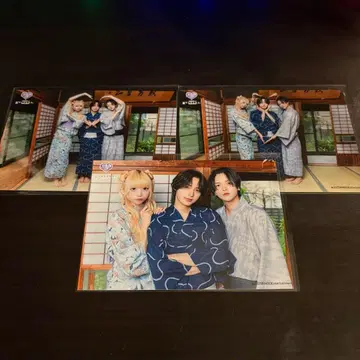 러브시크 하야테 타로 에츠야 유카타 브로마이드 3종 세트