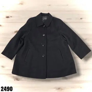 SAYERNE 사야누 새상품급 울 혼방 피코트 블랙 L 2490