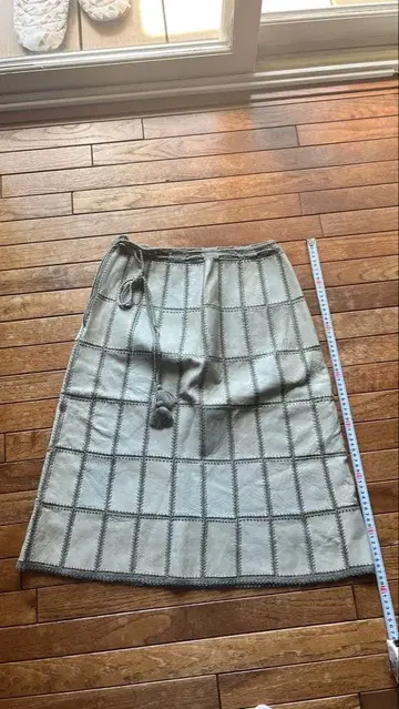 레어 빈티지 본양가죽 레더 타이트 스커트