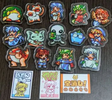 뿌요뿌요 팝업 파르코 아크릴 배지 컴프 세트