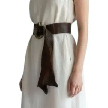 빈티지 장식 벨트 가죽 벨트 웨스턴 스타일 브라운