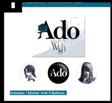 Ado 캔뱃지 & 스티커 Ado WORLD TOUR 'Wish'