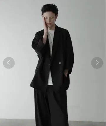 [새상품] remer 루즈 언노운 더블 테일러드 자켓