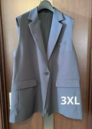 유니클로 테일러드 베스트 다크 그레이 3XL