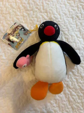 레어 핑구 봉제 인형 레트로 스트랩