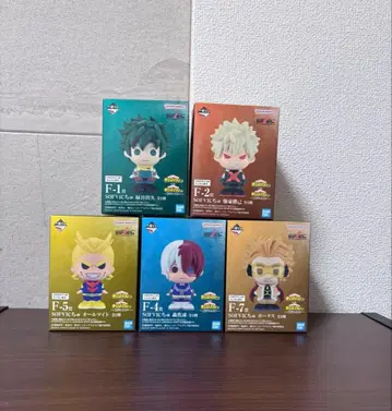 나의 히어로 아카데미아 소프트 비닐 피규어 5체 세트