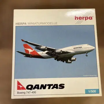 HERPA QANTAS 보잉 747-400 1/500