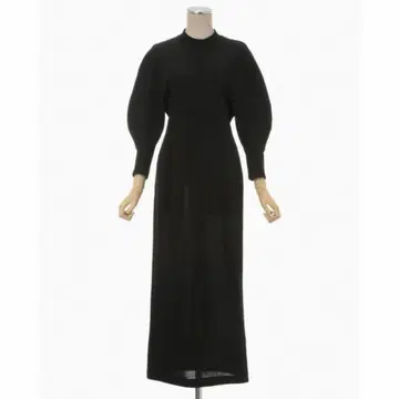 마메 쿠로구치 코튼 저지 드레스 블랙