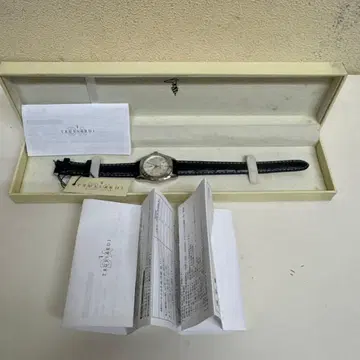 미사용 TRUSSARDI 트루사르디 여성용 손목시계 가죽 벨트 박스 포함