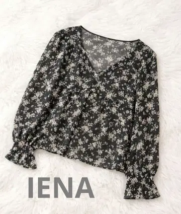 IENA LIBERTY 큐프라 보일 롱 슬리브 블라우스 리버티 패턴