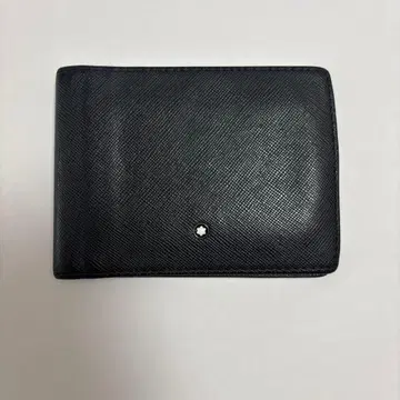 MONTBLANC 몽블랑 남성용 접이식 지갑 블랙 머니클립