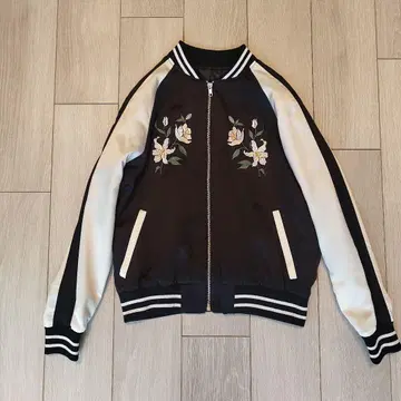 [ 허니밤 ] 백합 자수 스카잔