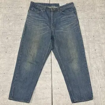 tumugu 데님 팬츠 청바지 지퍼 플라이 테이퍼드 츠무구