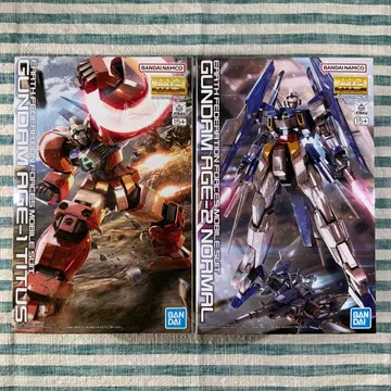 [ MG 건담 AGE-1 타이투스 / MG 건담 AGE-2 노멀 ]