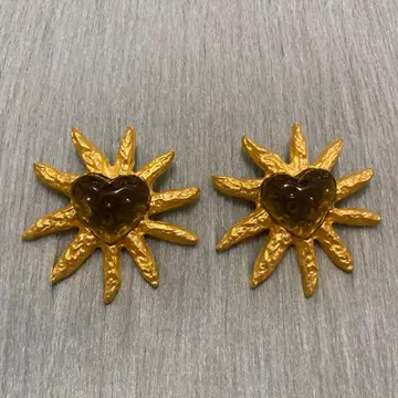 하트 디자인 귀걸이 y2k 발레코어 페어리 그런지