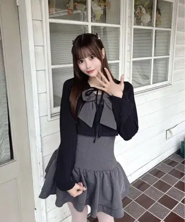 Oneway 리본 앙상블 원피스