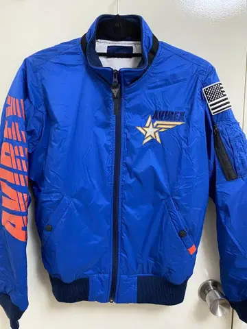 AVIREX MA-1 자켓 파란색