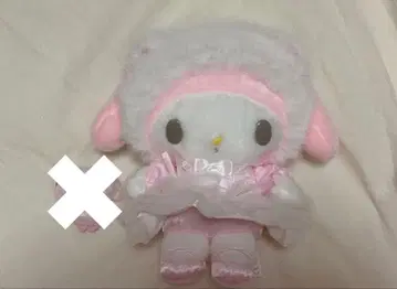 화이트 고양이 발레리나 마이멜로디 봉제 인형