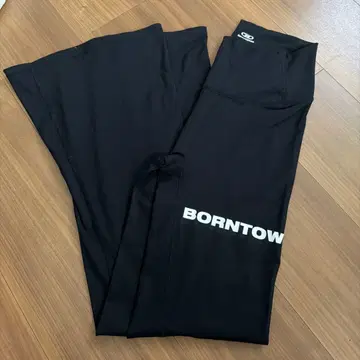 BORNTOWIN 블랙 레깅스 BF2WRP130