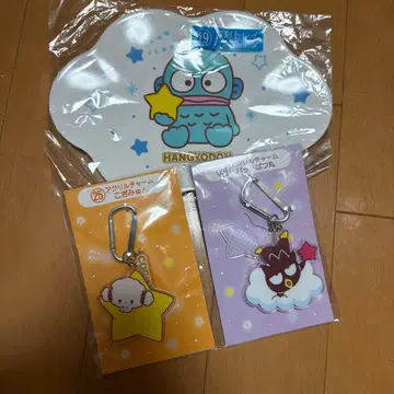 [산리오 복권] 한교동 구름 모양 트레이 아크릴 참 배드바츠마루 코기뮨