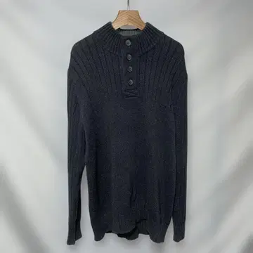 Eddie Bauer 에디바우어 버튼 니트 그레이 XL