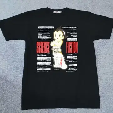 철완 아톰 홀로그램 T셔츠 블랙 M 사이즈